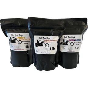 Dubia Roach Chow 1LB Pack -Pack - Premium ، Wildberry ، Honey Horchata - 3 حزم منفصلة 1 رطل