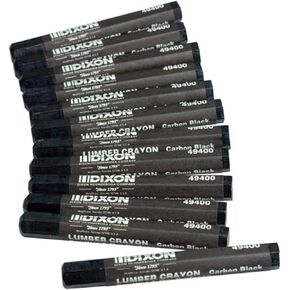 Dixon 49400 Lumber علامة تلوين ، أسود ، 12 حزمة