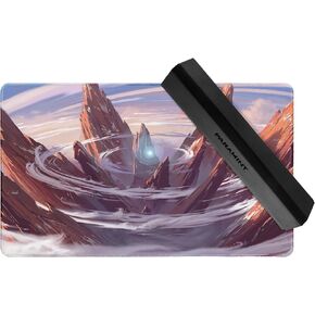 Lotus Quest Mountain (Titched) و Matshield Bundle - MTG Playmat من Asur Misoa - متوافق مع Magic the Gathering Playmat - Play Play الأصلي تصاميم وملحقات