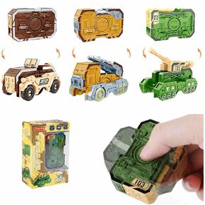 Deformable Fidget Toy，Military-Themed Fidget Spinner，Novel Fidget Toys，Figette Spinners That Feel Comfortable，Fidget Spinners for Adults，Exciting ADHD Toy，Novel Stress Relief Gifts
