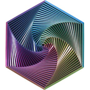 Fractal Fidget Hexagon: 3D Printed Infinity Fidget Toy for Stress Relief & Anxiety Reduction - Hexagon Fidget, Unique 3D Design, Perfect Fidget Stress Toy
