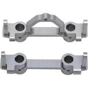 Coowoo الأمامي والخلفي Mount Mount أجزاء ترقية ل 1/10 SCX10 I RC شاحنات - الدقة CNC الآلي ، المتانة المحسنة ، تخفيف الاهتزاز ، وتركيب سهل