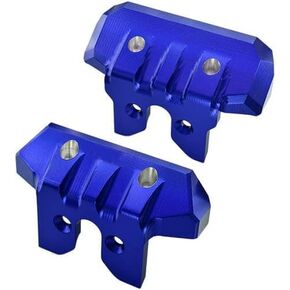 Aluminium Alloy Front + Rear tie bar Mount Bumper 9535 9536 for Traxxas 1/8 Sledge Monster Truck 95076-4 - Blue