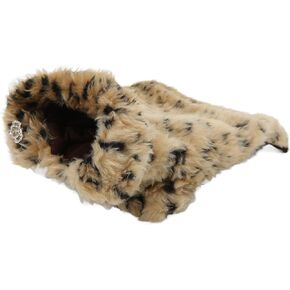 Pet Leopard Print Dloak لطيف رجعية جرو أنيقة سترة الفخمة لخريف والشتاء (م)