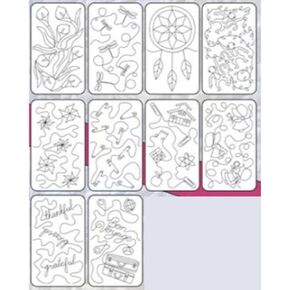Amelie Scott Designs Edge kilting Jumbo Pack 3 Pattern