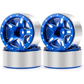 Rclions 1.3inch الألومنيوم Beadlock Wheel Rims 70g لـ TRX4M SCX24 1/24 1/18 SCALE RC CRAWLER UPGRADE PRASTION