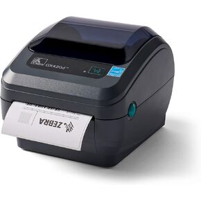 ZEBRA GX420d Direct Thermal Desktop Printer Print Width of 4 in USB Serial and Parallel Port Connectivity GX42-202510-000