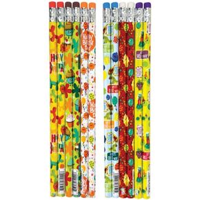 GEDDES Whacky Whiffs Scented Pencils for Kids (72 Count) - Fruit-Scented Happy Birthday Pencil Pack - Kid Party Favors