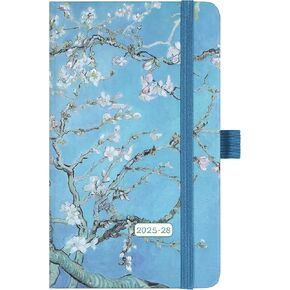 2025-2028 Pocket Planner/Calendar - Jul 2025 - Jun 2028 ، 3 سنوات شهرية مخطط 2025-2028 ، 6.3 "× 3.8" ، 61 صفحة ملاحظات ، جيب داخلي ، حامل القلم وإغلاق مرنة