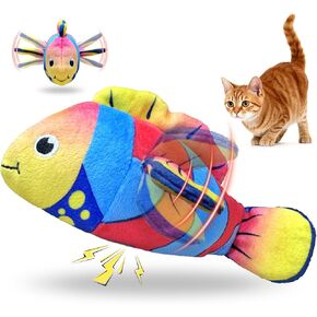 ألعاب CAT ترفرف الأسماك مع Silvervine و Catnip ، و Kister Moving Cat ، و Touch Touch القابلة لإعادة الشحن ، لعبة هريرة ، ألعاب تمرين تفاعلية للقطات ، ولعب حيوانات الفئران التفاعلية