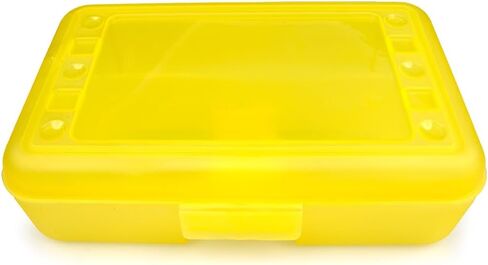 Craft County Solid Color Pencil Box – Store All Your Art Supplies in 1 Convenient Location – 5 Vibrant Colors to Choose From in Saudi Arabia