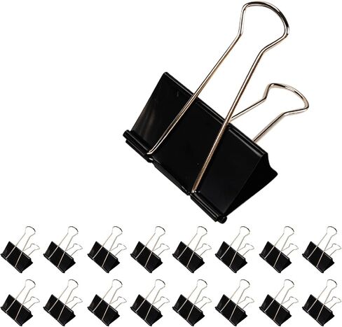 Jumbo Binder Clips 3 Inch - Extra Large Binder Clips 12 Pack, Heavy Duty Office Binder Clips for Paper, Documents, School & Office Supplies (12, 3 inch) in Saudi Arabia