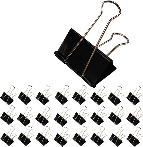 Jumbo Binder Clips 3 Inch - Extra Large Binder Clips 12 Pack, Heavy Duty Office Binder Clips for Paper, Documents, School & Office Supplies (12, 3 inch) in Saudi Arabia
