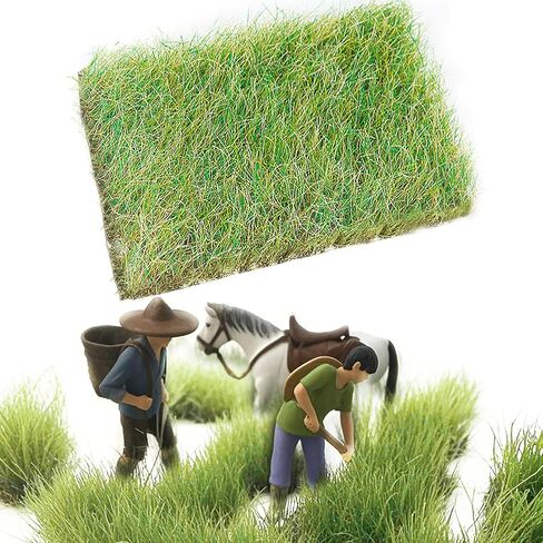 Warmtree يدوي نموذج Torn Grass Tufts للمناظر الطبيعية المصغرة المطبقة على مقياس N & HO لتخطيطات القطار ، وإمدادات الديوراما ، والنماذج المعمارية (أصفر الخريف) in Saudi Arabia