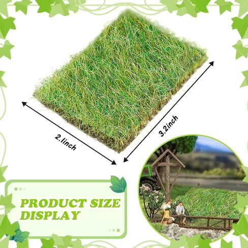 Warmtree يدوي نموذج Torn Grass Tufts للمناظر الطبيعية المصغرة المطبقة على مقياس N & HO لتخطيطات القطار ، وإمدادات الديوراما ، والنماذج المعمارية (أصفر الخريف) in Saudi Arabia