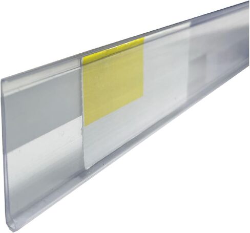 | ملصقات الأسعار الظهر شريط العلامة UPC حامل | 48 "L | 50 Pack | Clear in Kuwait