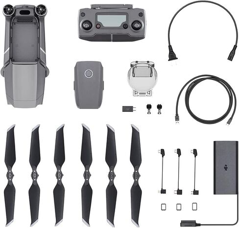 DJI Mavic 2 Pro - طائرة بدون طيار كوادكوبتر بدون طيار مع كاميرا هاسيلبلاد 3 محاور Gimbal HDR 4K فتحة فيديو قابلة للتعديل 20 ميجابكسل ومستشعر CMOS 1 بوصة، حتى 48 ميل في الساعة، رمادي in Saudi Arabia