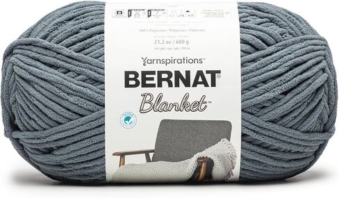 Bernat Blanket 600G - 1 Pack of 431 Yards/21.2 oz Almond 100% Polyester Yarn in Kuwait