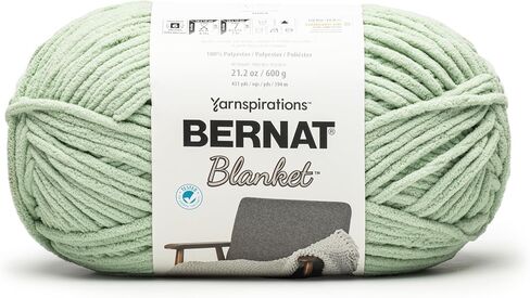 Bernat Blanket 600G - 1 Pack of 431 Yards/21.2 oz Almond 100% Polyester Yarn in Kuwait