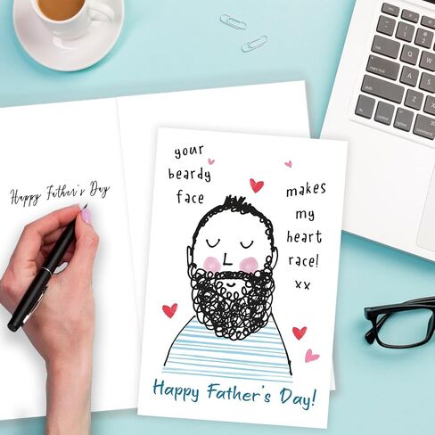 بطاقة يوم آباء مضحكة لأبي جد ، هدية عيد الآباء السعيد من ابن الابنة ، هدايا رجال فريدة من نوعها لأبي ، عربتك تنتظر in Kuwait