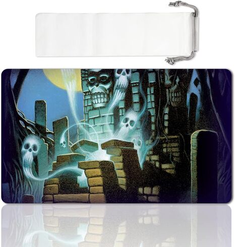ألعاب اللوحة TCG Playmat Table Mats Size 60x35 CM Play Mats متوافقة مع MTG RPG CCG Trading Card Game Mousepad (Nyxborn-Wolf) in Kuwait