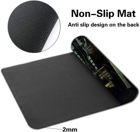 ألعاب اللوحة TCG Playmat Table Mats Size 60x35 CM Play Mats متوافقة مع MTG RPG CCG Trading Card Game Mousepad (Nyxborn-Wolf) in Kuwait