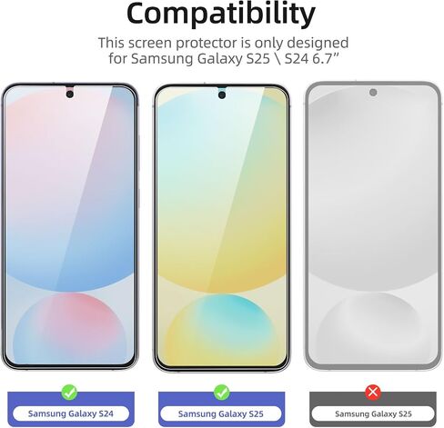 NEW'C 3 Pack Designed for Samsung Galaxy S24 Ultra【No for S24/S24 Plus】 Screen Protector Tempered Glass,Case Friendly Scratch-proof, Bubble Free, Ultra Resistant in Saudi Arabia