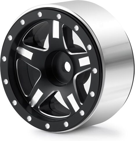 Rclions 1.3inch الألومنيوم Beadlock Wheel Rims 70g لـ TRX4M SCX24 1/24 1/18 SCALE RC CRAWLER UPGRADE PRASTION in Saudi Arabia
