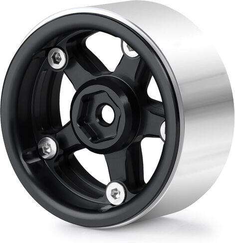 Rclions 1.3inch الألومنيوم Beadlock Wheel Rims 70g لـ TRX4M SCX24 1/24 1/18 SCALE RC CRAWLER UPGRADE PRASTION in Saudi Arabia