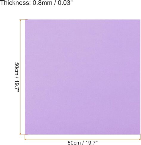 Rebower 5Pcs Foam Sheets Crafts Foam Arts Paper 8 x 6 x 5/64 Inch [for Crafts Project, Scrapbooking, DIY, Party Handicraft, Costumes]-20cm x 15cm x 2mm / Pink in Kuwait