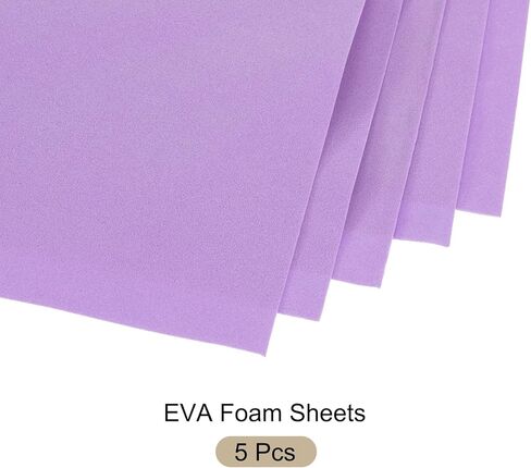 Rebower 5Pcs Foam Sheets Crafts Foam Arts Paper 8 x 6 x 5/64 Inch [for Crafts Project, Scrapbooking, DIY, Party Handicraft, Costumes]-20cm x 15cm x 2mm / Pink in Kuwait