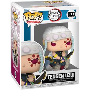 Funko POP! Animation: Demon Slayer - Tengen Uzui - 1/6 Odds for Rare Chase Variant - Metallic - Collectable Vinyl Figure - Gift Idea - Official Merchandise - for Kids & Adults - Anime Fans