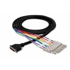 HOSA DTP803 Balanced Snake DB25 to 1/4" TRS - (9.75 Feet) (Black)