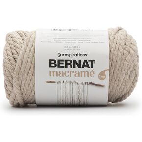 Bernat Macrame Yarn - Taupe