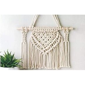 الفنون الترفيهية Macrame Kit Hall Hanging ، ومجموعات Macrame للبالغين والمبتدئين ، ومجموعة الحرف اليدوية ، و Diy Macrame Project Decor
