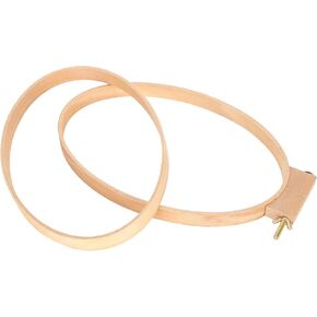 2pcs تطريز الأطواق ، تطريز خشبي بيضاوي طوق بيضاوي يدوية يدوية طوق قابل للتعديل دائرة الصليب المتقاطع غرزة إطارات التطريز للخياطة ، الإبرة ، حرفة التطريز DIY