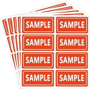 Sample Inventory Labels,Try Me Stickers 2x1 Inch Rectangle Adhesive Labels for Shipping and Inventory,Total 504 Per Pack.