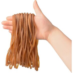 Heavy Duty Trash Can Bands 12 Inch 10-Pack, Large Rubber Bands for 8-33 Gallon Cans, File Folders Home & Office Elastic Bands