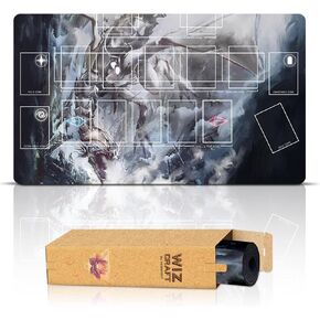 Paramint Black Luster Soldier ، لاعب واحد (مخيط) - متوافق مع Yugioh Playmat ، TCG - مناطق ميدان Duel Duel Master ، حصيرة لعبة بطاقة واحدة كبيرة - Play Play Mat Original
