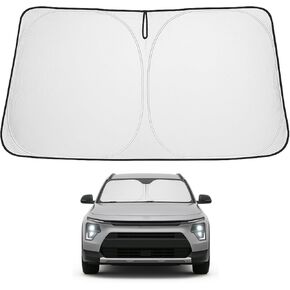 Proadsy Front Windshield Sun Shade Foldable Sunshade Protector Custom Fit for Jaguar F-Pace 2016-2024 F Pace SUV Accessories 2024 Upgrade
