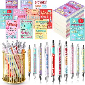 120 PCS HOSE HISTERS GIFTS MINI NURSE NOTERSBOWS FURNAY FURNAY PORPORE PENS SMALL