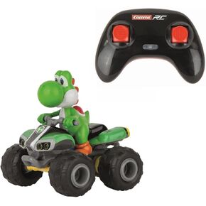 Carrera RC Nintendo Mario Kart Quad 1:40 Scale 2.4 GHz Mini Radio Radio Control Toy Car Care - Yoshi