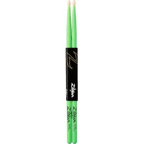 Zildjian 5A Acorn Neon Green Drumsticks