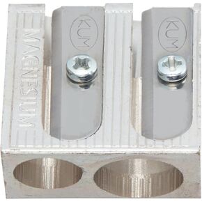 Kum Metal 2-Hole Pencil Sharpener ، 12 Count Box (Kum-410-12)