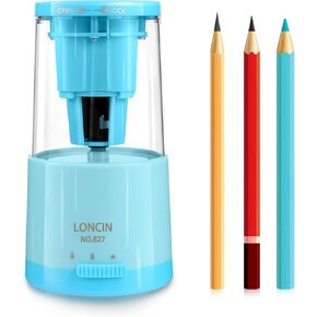 Automatic Electric Pencil Sharpener, Quick Sharpen, Perfect for No.2/Colored Pencils(6-8mm), Ideal for School Classroom, Office, Art Room and Home