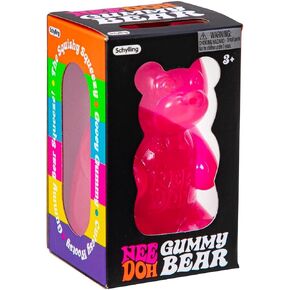 Schelling Needoh Gummy Bear - لعبة تململ الحسية - ألوان متنوعة - تتراوح أعمارهم 3 إلى البالغين (حزمة 2)