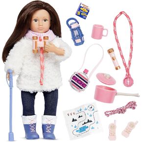 Lori Dolls – Jessa’s Camp Set – Mini Doll & Camping Set – Clothes & Accessories for 6-inch Dolls – Play Food, Cooler, Map & More – Toys for Kids – 3 Years +