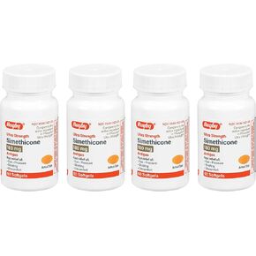 Simethicone 180mg Softgels Anti-Gas Generic for Phazyme Ultra Strength 6 PACK 360 ea. by Rugby
