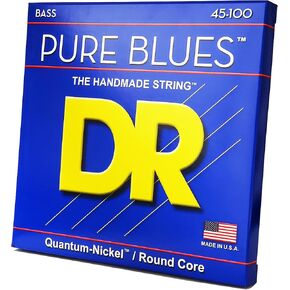 DR Strings PURE BLUES Bass Guitar Strings (PB-45/100)