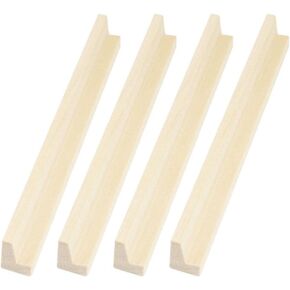Upkoch 4pcs حاملي دومينو خشبي ، 7.47 بوصة رفوف دومينو ، حامل البلاط Mahjong ، حامل البلاط للقطار المكسيكي ، دومينو كوبانو ، وألعاب بلاط دومينو أخرى